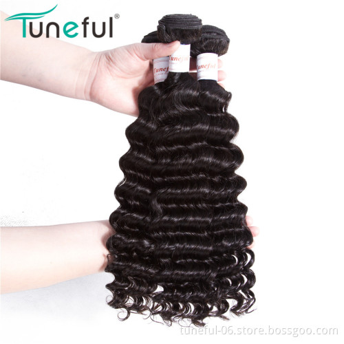 raw indonesian hair bundles vendors with top quality,613 deep wave human hair bundles